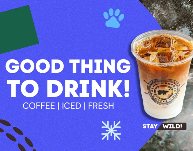 Mackbear Coffee Advertisement